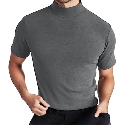 Chemise côtelée à col roulé manches courtes : le pull thermique anti-courants d'air