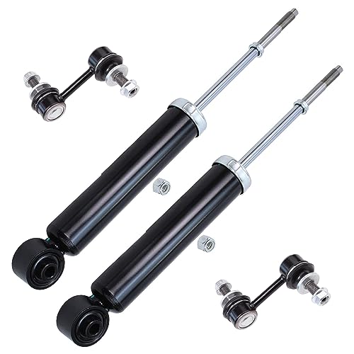 Image of Detroit Axle - 4PC Rear Shock Absorbers w /Rear Sway Bar Links for 2004 2005 2006 2007 2008 2009 Nissan Quest