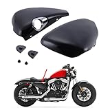BRZOXIN Pair Motorcycle Left Right Battery Side Covers For Harley Sportster XL 883 1200 2014-2021 ABS Fairing Panel Bright Black