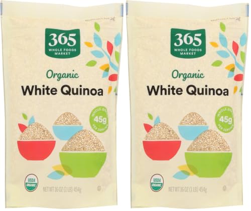 365 by Whole Foods Market, Organic White Quinoa, 16 Ounce (Pack of 2)