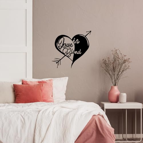 Accessoire mural en métal noir 59x61cm de style géométrique chic