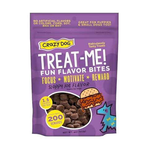 Crazy Dog Treat-Me! Mini Treats: Sloppy Joe - 4 oz. Cover