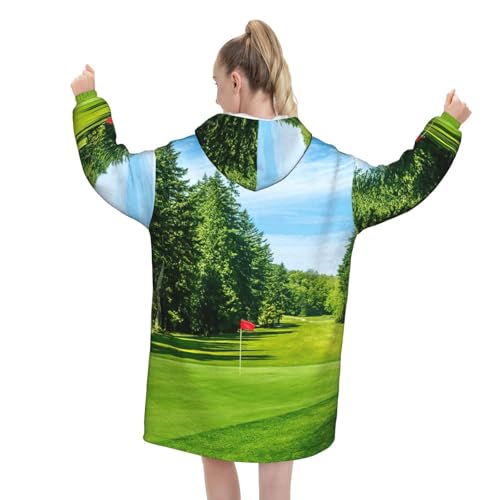 Couverture à capuche golf EdWal pour vos soirées canapé cocooning