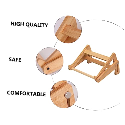 Soporte ajustable para notebook SHOWERORO madera miniatura 4