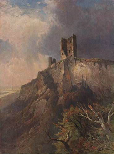 Peinture murale les Drachenfels par Nicolai Astudin, toile artistique haut de gamme