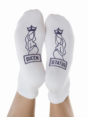 Chaussettes de maternité antidérapantes pour accouchement avec messages inspirants