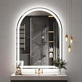 CHARMOR Arched LED Bathroom Mirror