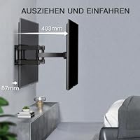 PERLESMITH TV Wandhalterung, Wandhalterung Fernseher für 26-70 Zoll TV 45kg – Ansicht 6