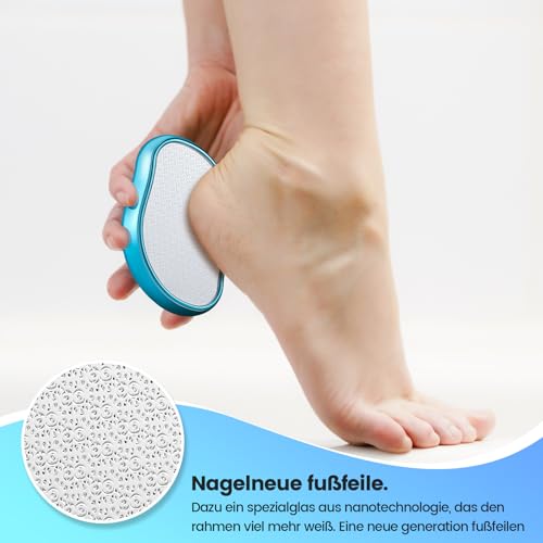 BEZOX Eliminador de callos de cristal nano 2 en 1 – eficaz Nano Glass – Pedicura profesional – Lima Premium para callos - imagen 2