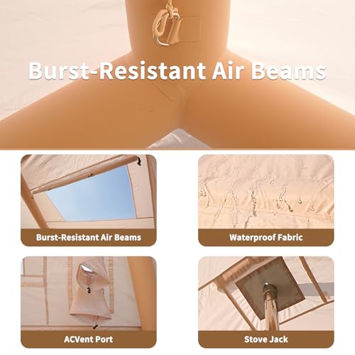 Heavy Duty 8-Person Camping Tent