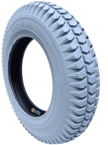 3.00-8 Pneumatic Tire - Knobby Tread - Primo Powertrax
