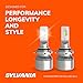 Sylvania 9006 LED Powersport Headlight Bulbs for Off-Road Use or Fog Lights - 2 Pack