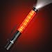 SIMAZO 10 Inch Rechargeable Traffic Wand, Red Traffic Control Baton with White LED on Top, Multifunction Air Marshalling Wand with 3 Flashing Modes for Airport, Parking, Car Directing