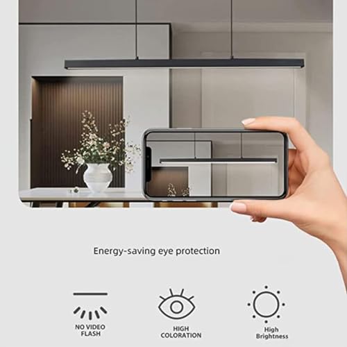 Lampe à suspension moderne LED variable avec télécommande pour table à manger