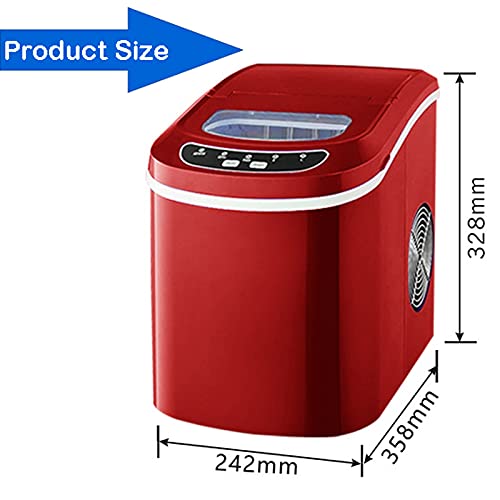 MHGD Eismaschine für kleine Eiswürfel auf der Arbeitsplatte, tragbare Eiswürfelmaschine, LED-Anzeige, geräuscharm… – Bild 8