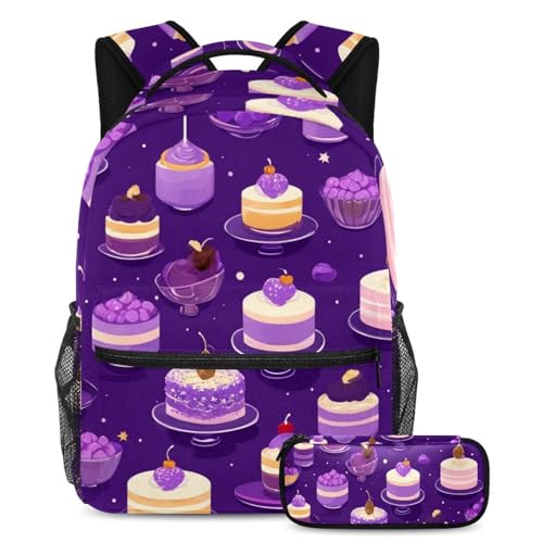 Sac à dos stylé et trousse assortie pour les cours et les sorties des adolescents
