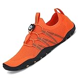 SAGUARO Zapatos de Agua Hombre Mujer Surf Secado Snorkel Rápido Natación Playa Zapatillas Naranja 44 EU