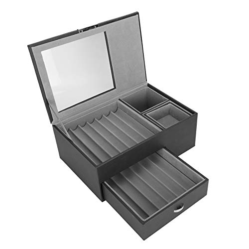 Caneta Display Box Camada Dupla Fountain Roller Ball Pen Estojo Titular Estojo Armazenamento Estojo