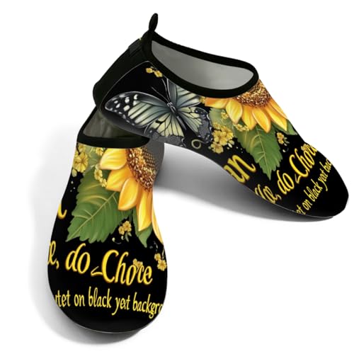 Zapatos de playa cómodos con diseño de mariposa para natación y yoga al aire libre