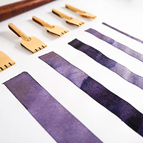 Baolixy Conjunto de canetas paralelas 4/8/10/12/15 mm, escrita para fonte artística, gótica, tibetan