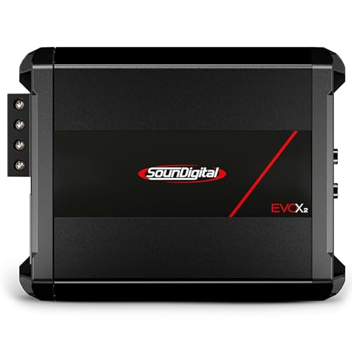 SounDigital EVOX2 1200.4-4 Ohm 4-Channel 1200W RMS Bridged Power Car Amplifier