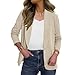 Blazers for Women 2025 Fashion Open Front Lapel Collar Suit Jacket Business Casual Long Sleeve Office Work Blazer