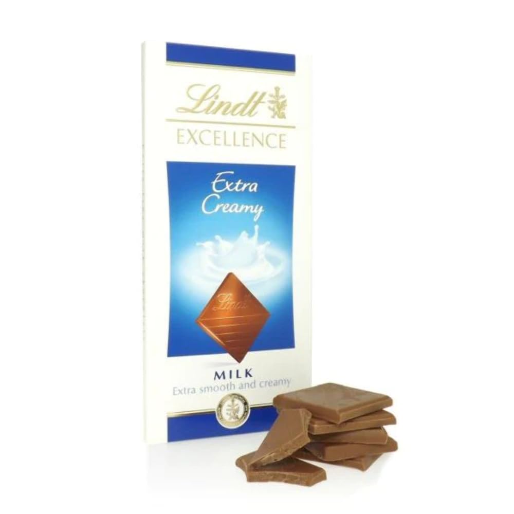 Lindt Excellence Extra Creamy Milk Chocolate Bar, 100 g (B000SACI1G) Amazon Price History, Amazon Price Tracker