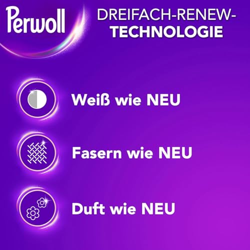 Perwoll Renew White - Liquid Detergent For White Laundry, Fine Detergent Strengthens Fibers And Improves Color Intensity (1 x 25 washes) by Perwoll - Image 3