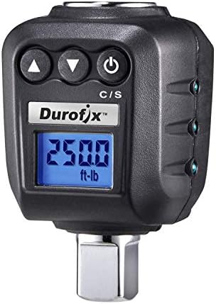 Durofix 1/2" Digital Angle Torque Adapter (25-250 ft-lbs, max 720 degree) with Audible/LED Alert, RM604-4A