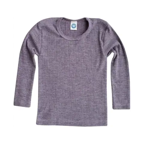 Cosilana Maillot de corps enfant Uni Prune Cover