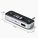 Mini Drahtlos FM Transmitter Sender UKW Handy Wireless Auto AUX-Adapter mit Integriertem Aux Port Auto Radio Audio Transmitter Empfänger Handy Autoradio Transmitter
