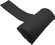 Poolzilla Universal Black Spa Pillow, Made of Soft Foam for Outdoor Hot Tubs and Chaise lounges - Adjustable Headrest and Weighted That Fits Any Spa