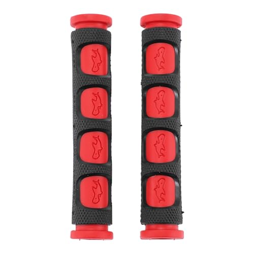 Hihaha 3/8 10mm Universal Motorcycle Brake Lever Cover Non Slip Rubber Brake Lever Grip Sleeve for Motorcycle Scooter Bicycle Bike Red 1 Pair