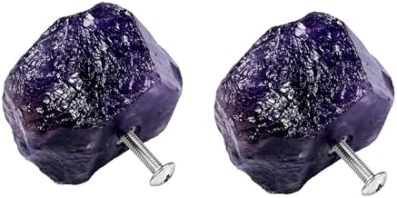 Mookaitedecor Set Of 2 Hand Carved Amethyst Crystal Pug