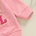JLKGICF Toddler Baby Girl Birthday Outfit Letter Embroidery Long Sleeve Sweatshirt Tutu Dress Skirts Birthday Gift 12M-5T (A Birthday Girl Pink, 4-5 Years)