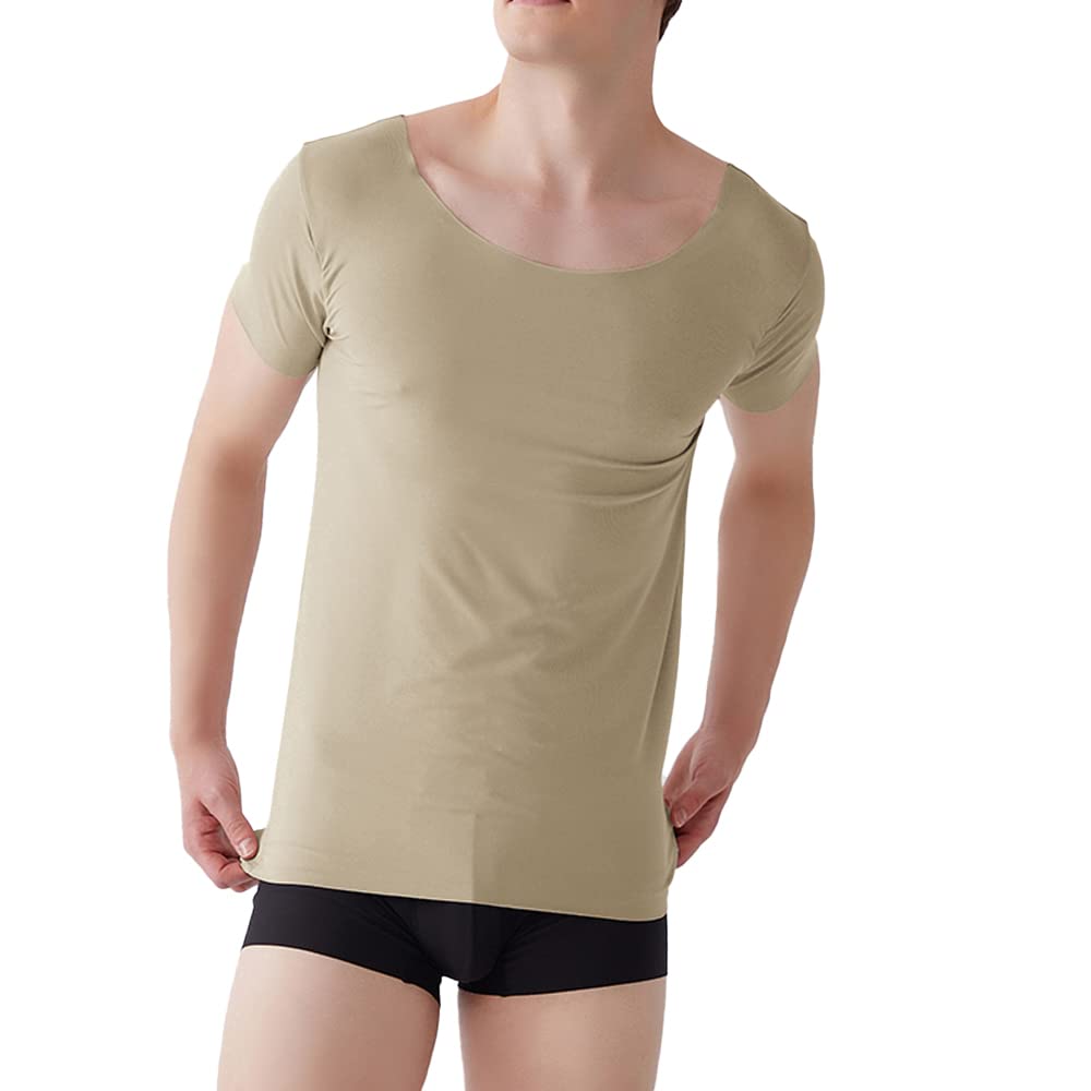 Amazon | [ボディワイルド] ボートネックTシャツ Tシャツ専用