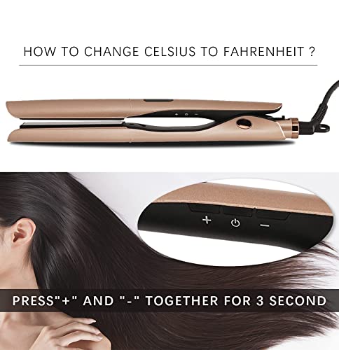 ▷ OCALISS Plancha plana para cabello, alisador de cabello y rizador
