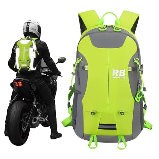 Hi Viz Reflective Motorcycle EDC Backpack