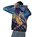Baegopa Hoodies for Men Novelty Mens Hoodies 3D Prints Thick Men's Graphic Pullover Hooded Sweatshirts with Big Pockets