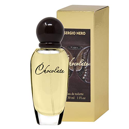 SERGIO NERO  Chocolate Eau de toilette/Agua de tocador para Mujeres frasco de 30 ml (1 fl.oz.)  Fragancia Dulce Golosa para ella