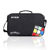 DONGXINGWEI QIYI Umhängetasche Handtasche Handtasche für Speed Competition Magic Cube Timer Würfel Matte Puzzle Zubehör Aufbewahrung Sammlung, Schwarz, Medium, Classic