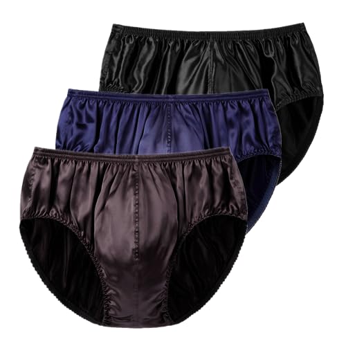 Mens Briefs Pure Silk Underwear Cooling Thongs Bulge Pouch Panty Breathable Bikini For Men