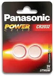Panasonic CR2032 3V Cell Power Lithium Coin Battery (Twin Pack)