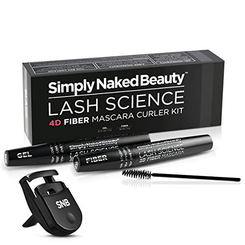 4D Fiber Mascara and Curler Kit by Simply Naked Beauty. Dramatically adds volume