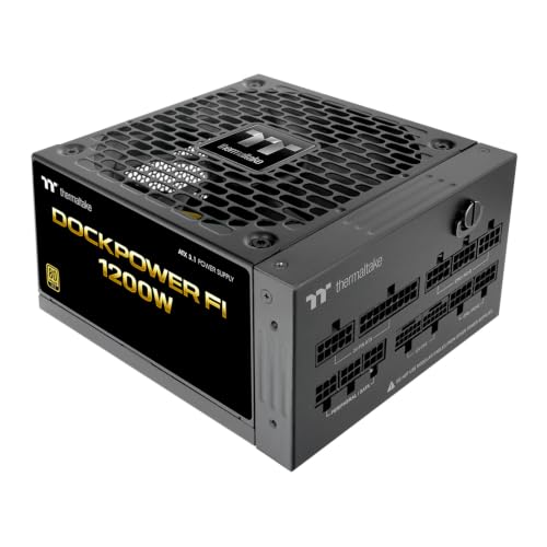 Image of Thermaltake Dockpower FI 1200W ATX 3.1 Full Modular 80+ Gold Power Supply