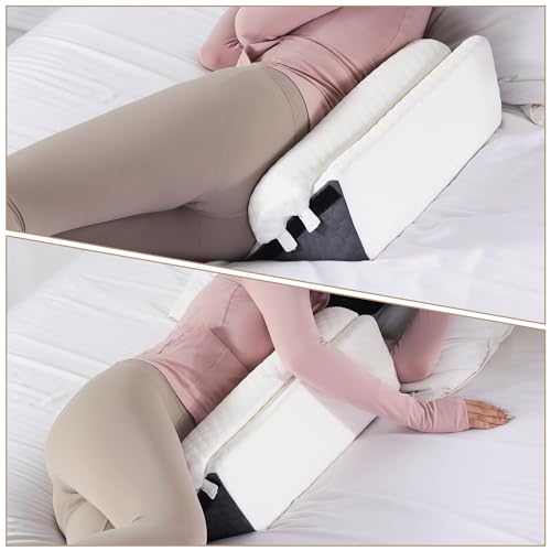 Hombys Adjustable Side Wedge Pillow For Sleeping,Memory Foam Positioning Wedge Pillow For Side Sleeping,Suitable For Pregnancy/Postoperative Back Pain thumb #3