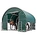 Produktbild Weidezelt 4x4 m PVC Plane 2300 Newton Weidehütte Unterstand für Pferde - für Erduntergrund - grün