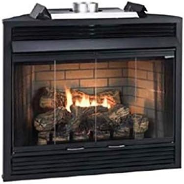 Empire Comfort Systems Deluxe IP 34" Louver B-Vent Fireplace - Natural Gas