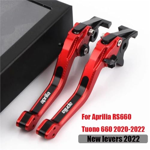Palanca de freno Aprilia RS660 y Tuono 660 de aluminio CNC regulable 3