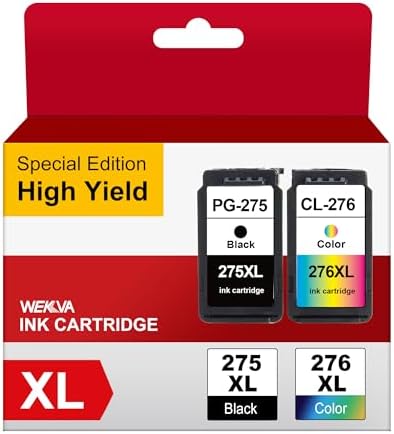Toner Inkjet Canon Combo Cartucce PG-275XL E CL-276XL Rigenerate Per Stampanti Canon PIXMA TS3520 TS3522 TR4720 - Lotto Cartucce Rinnovate Per TS3522 TR4720 - Foto 8